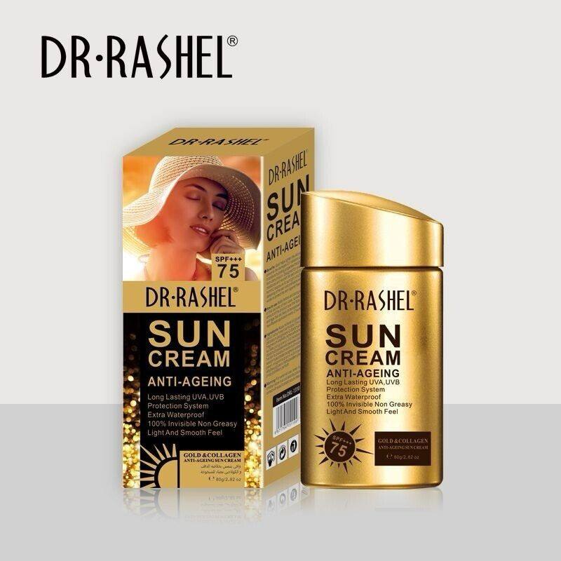 Dr. Rashel Sun Cream SPF 75 Gold Collagen (Anti‑Aging)